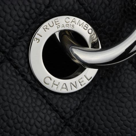 chanel gst black caviar silver hardware|Chanel GST Bag Black Caviar with Silver Hardware .